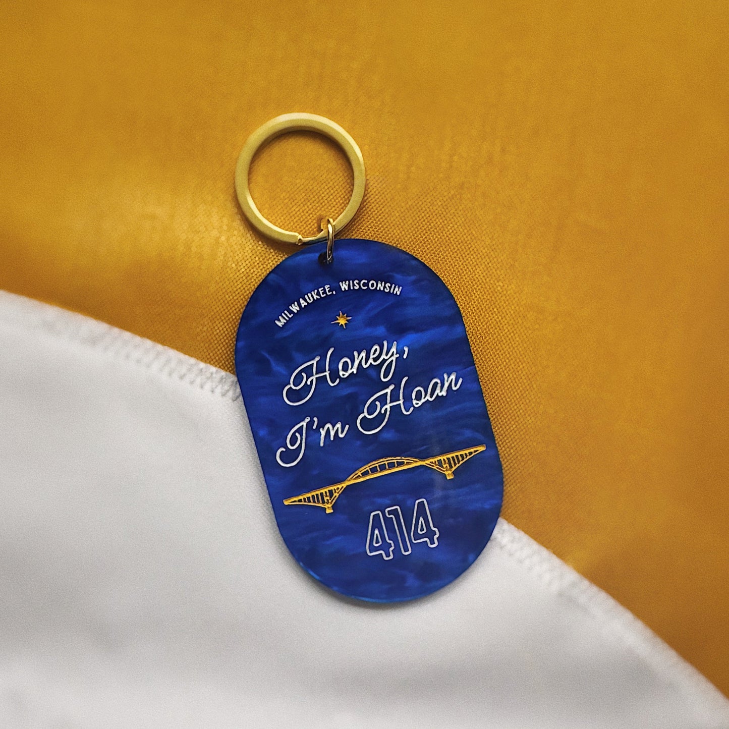 honey, i'm hoan keychain