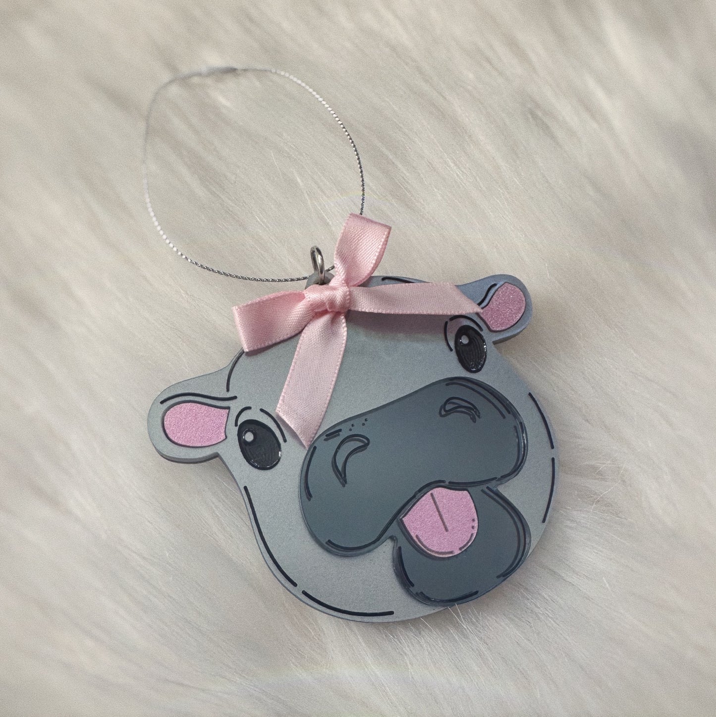 moo deng ornament