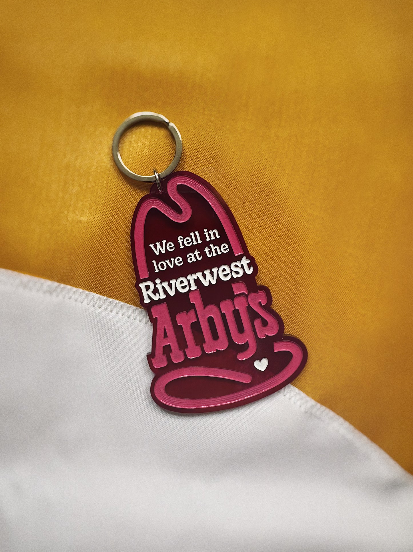 what if we fell in love at the riverwest arby's keychain