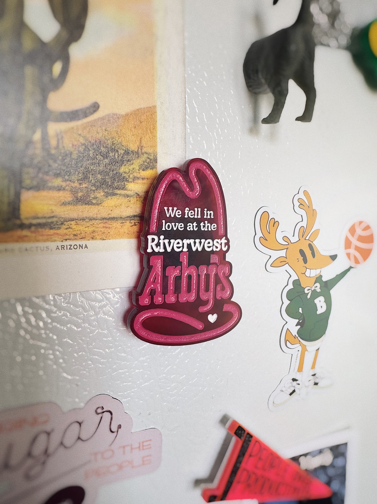 what if we fell in love at the riverwest arby's magnet